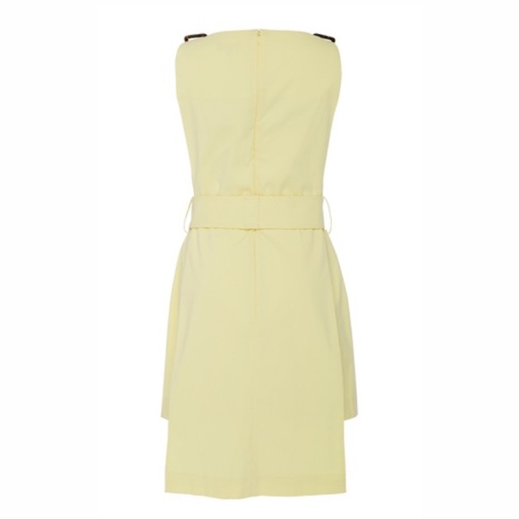 STAUD Radar Belted Dress Yellow - Picture 4 of 13
